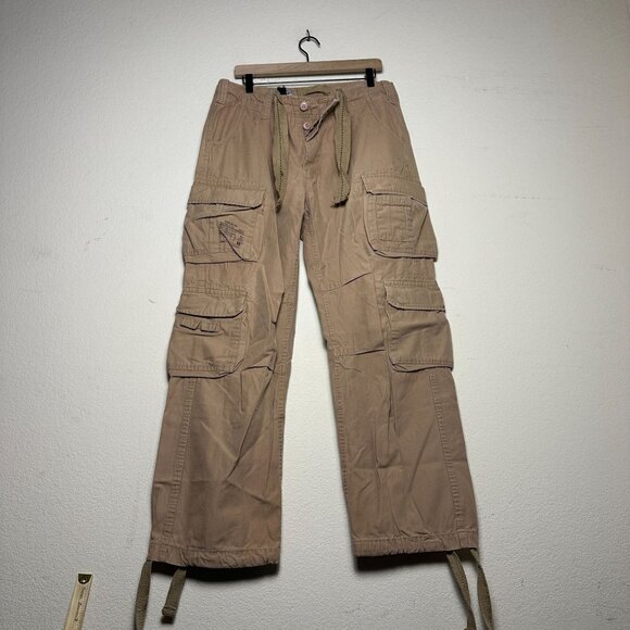Surplus Tex Airborne Tan Khaki Cargo Pant Men 32x29 Utility Gorp Hike Military - Picture 1 of 14